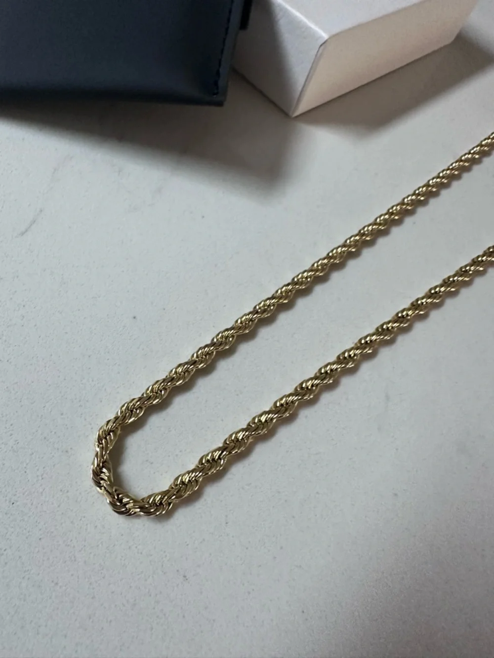 JAXXON Gold Rope Chain Necklace - Men